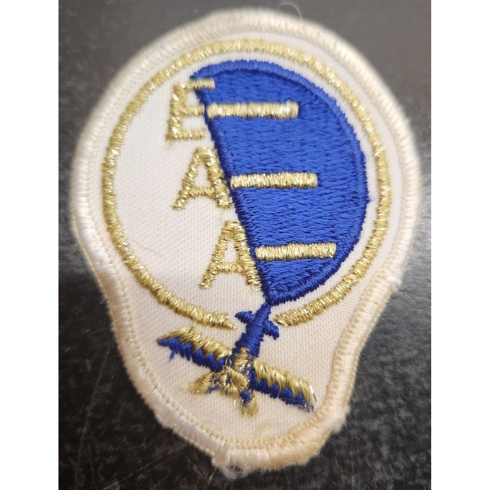 Vintage EAA Embroidered Patch - 3" Aviation‎ Collectible